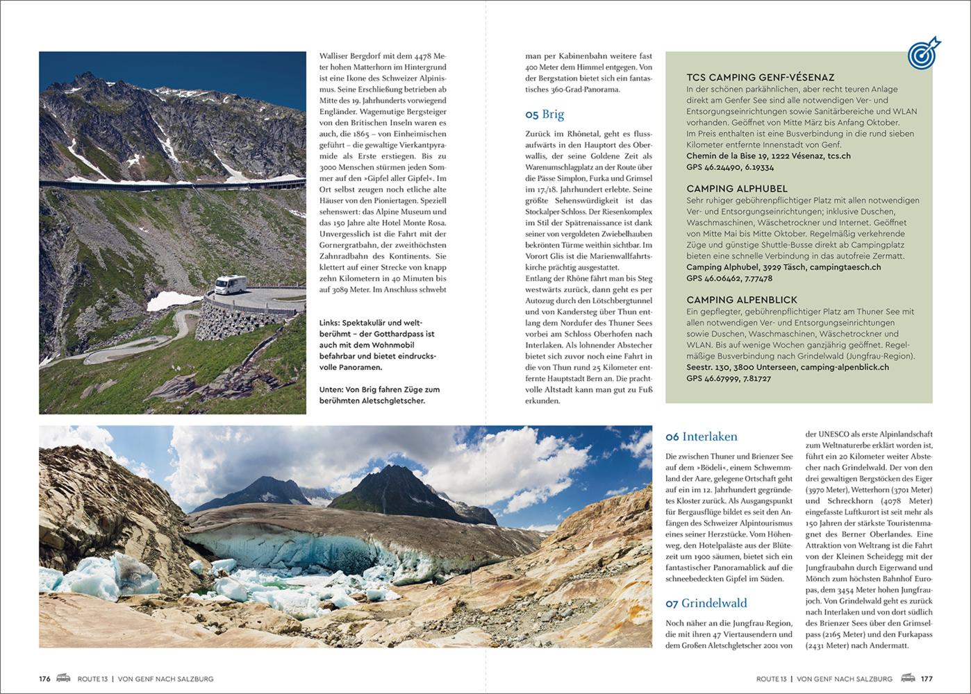 KUNTH Mit dem Wohnmobil durch die Alpen