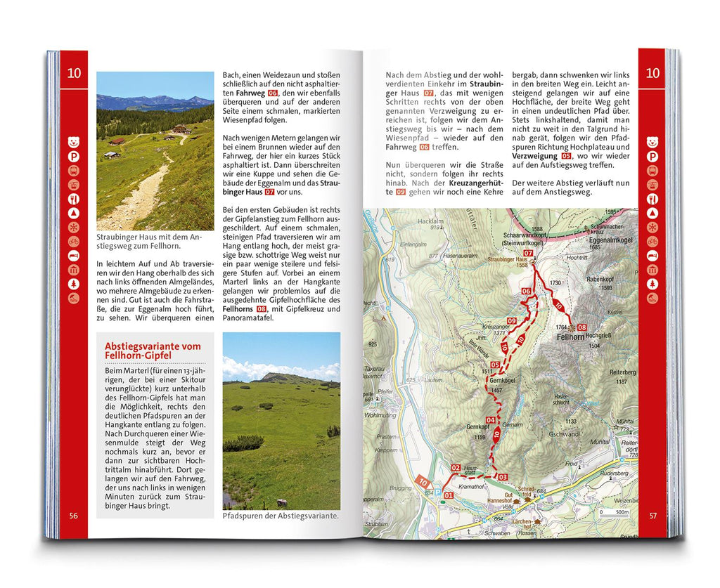 KOMPASS Wanderführer Kaisergebirge, 60 Touren mit Extra-Tourenkarte