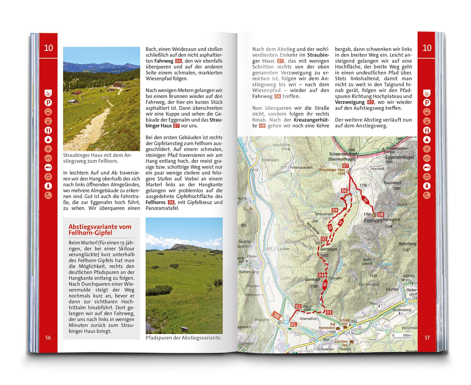 KOMPASS Wanderführer Kaisergebirge, 60 Touren mit Extra-Tourenkarte