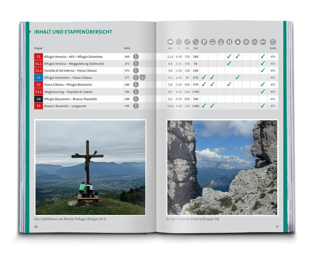 KOMPASS Wanderführer Dolomiten Höhenweg 1 bis 3, 71 Touren