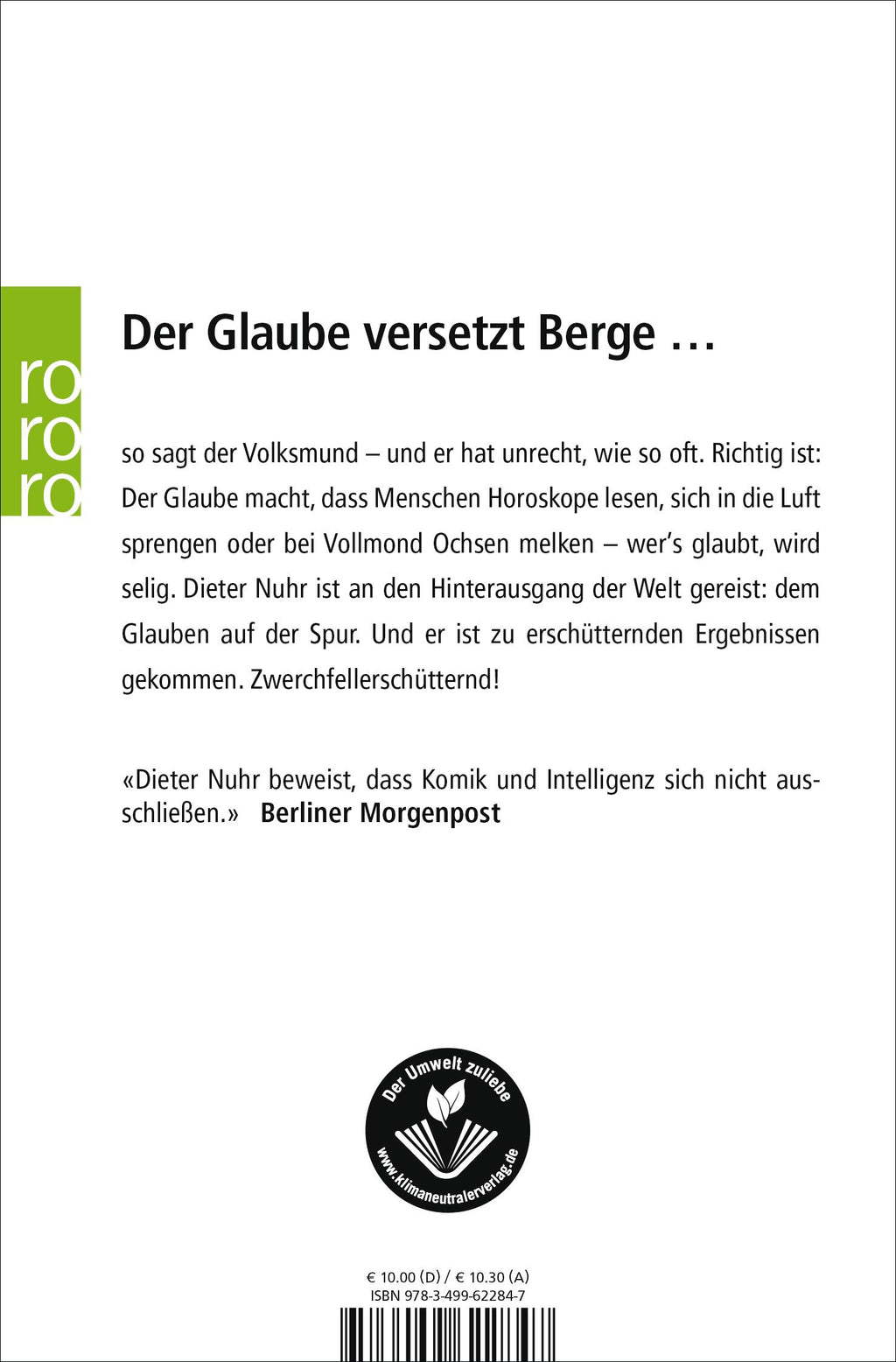 Wer's glaubt, wird selig