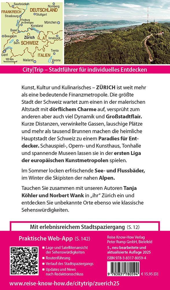 Reise Know-How CityTrip Zürich
