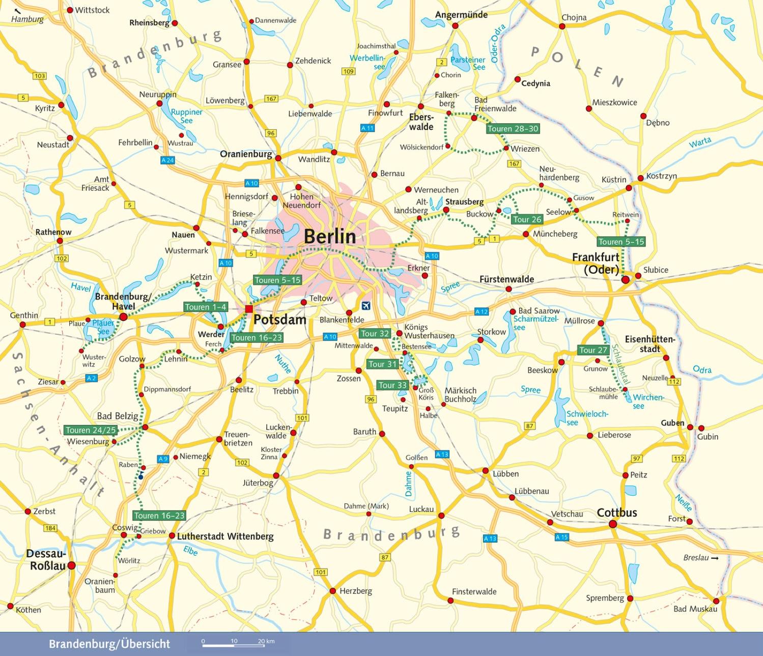 Reiseführer Brandenburg - Tagestouren