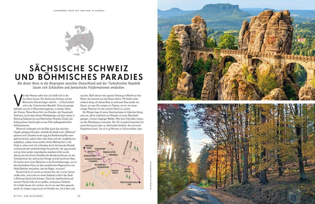 LONELY PLANET Bildband Legendäre Trips mit dem Van in Europa
