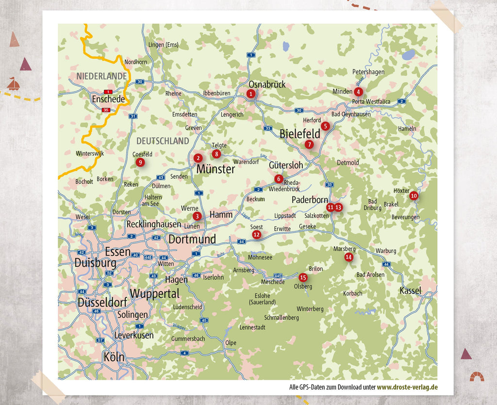 Westfalen - Pilgerwege. Radeln für die Seele