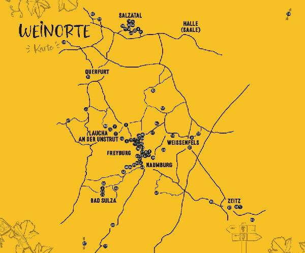 Weinorte an Saale und Unstrut