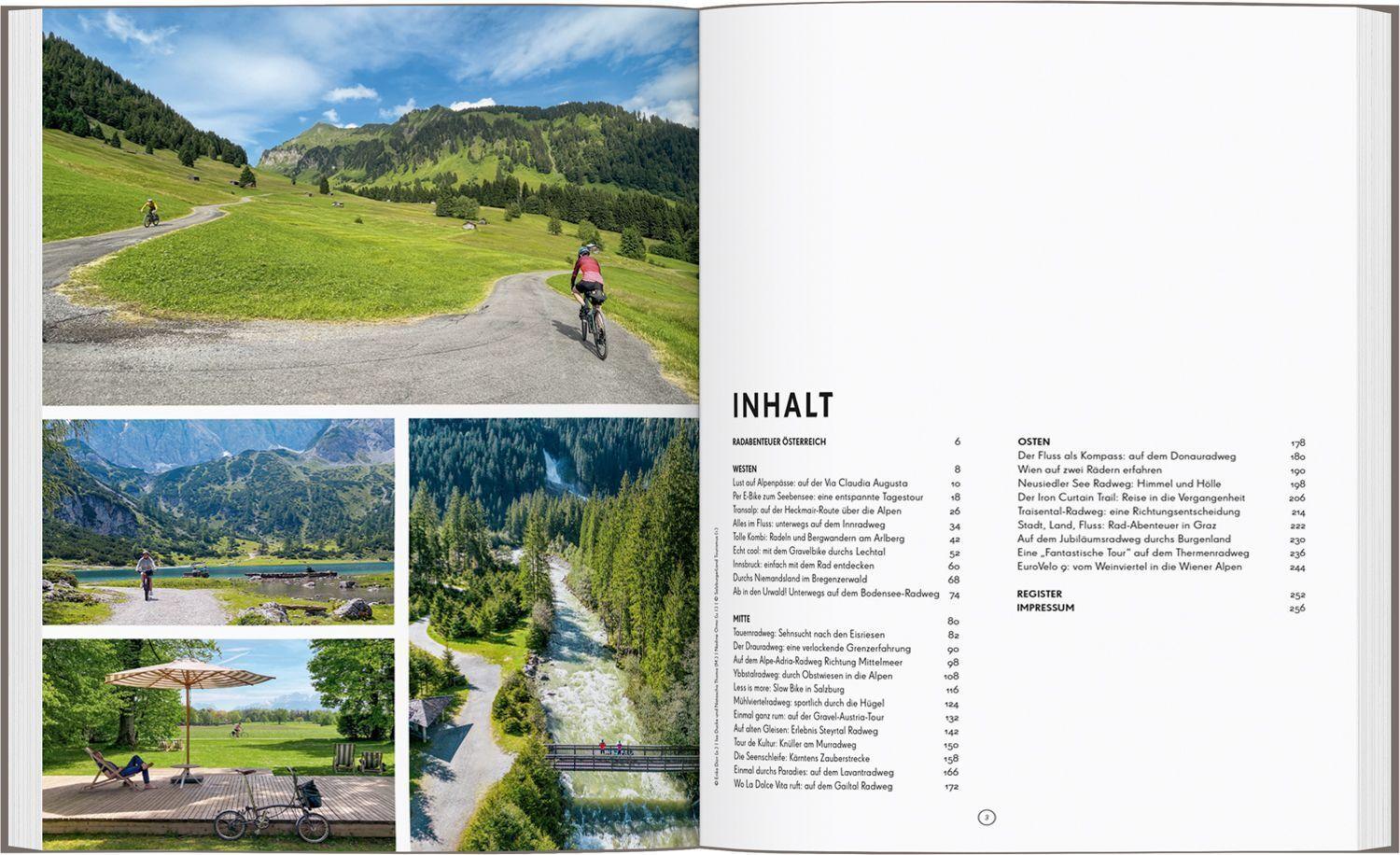 LONELY PLANET Bildband Legendäre Radtouren in Österreich