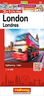 London 3 in 1 City Map