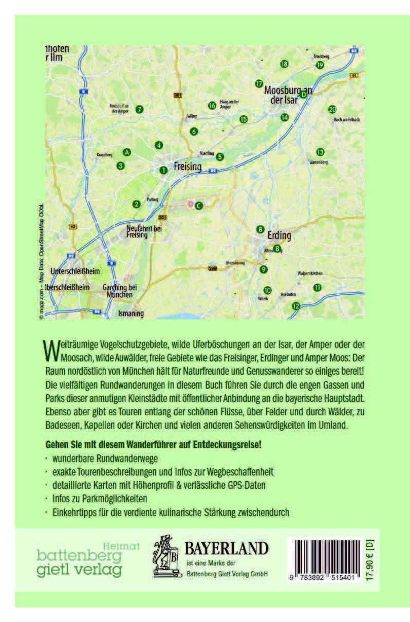 Wandern in und um Freising, Erding & Moosburg/Isar