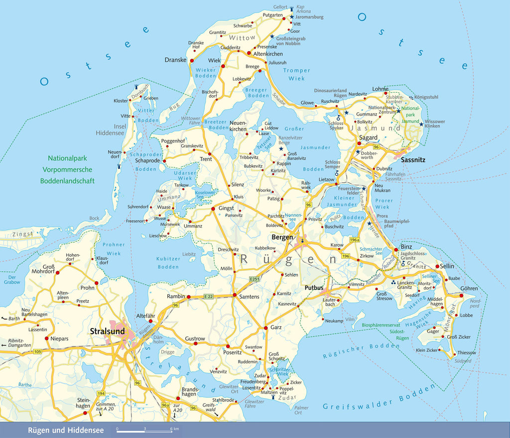 Reiseführer Rügen, Hiddensee, Stralsund