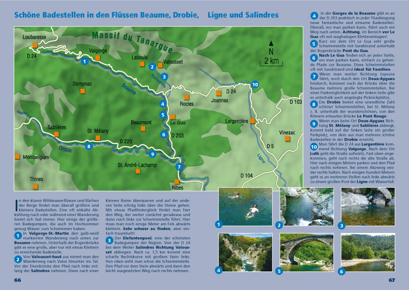 Die wilden Berge der Ardèche-alle Wanderungen mit GPS-Track zum Download