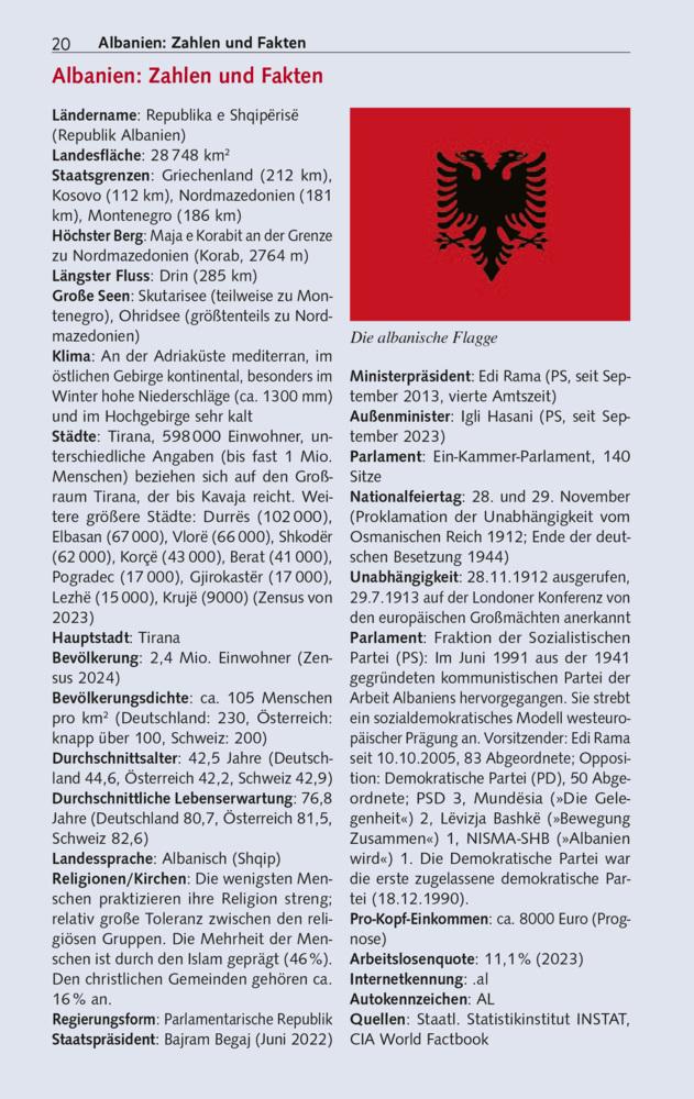 TRESCHER Reiseführer Albanien