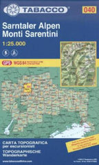 Tabacco Wandern 1 : 25 000 Sarntaler Alpen