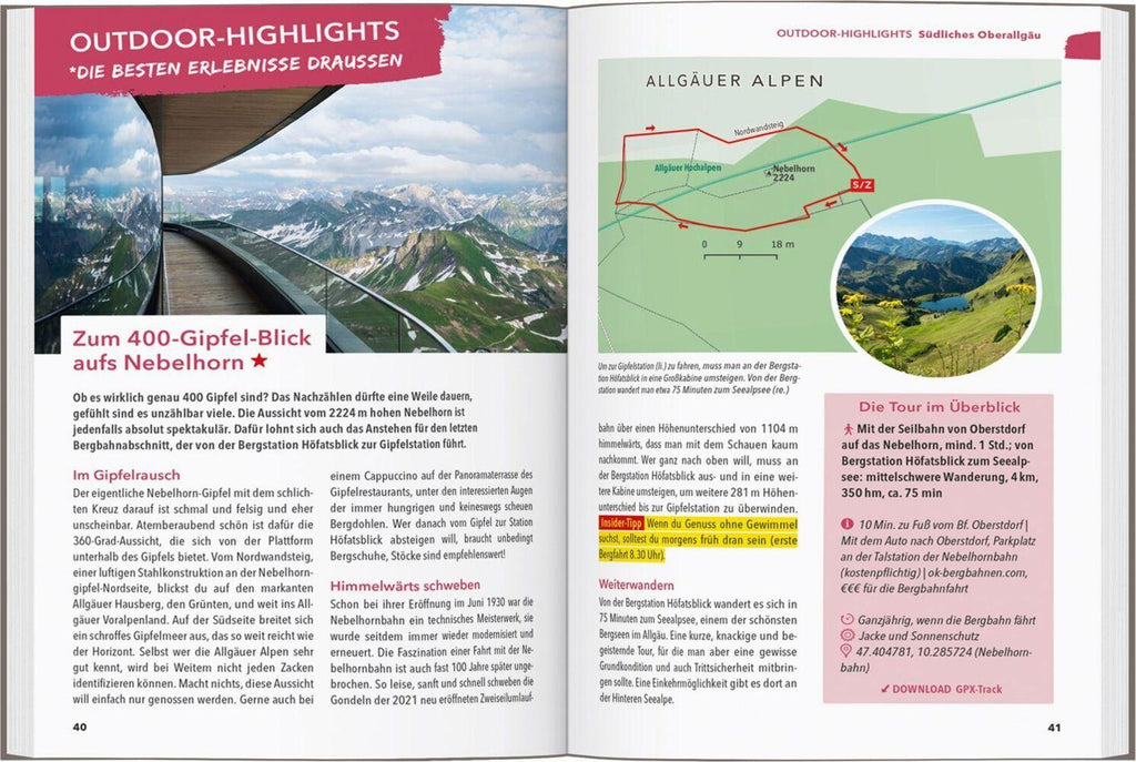 MARCO POLO OUTDOOR GUIDE Reiseführer Allgäu