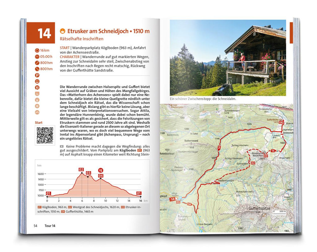 KOMPASS Wanderführer Tegernsee, Schliersee, 60 Touren mit Extra-Tourenkarte