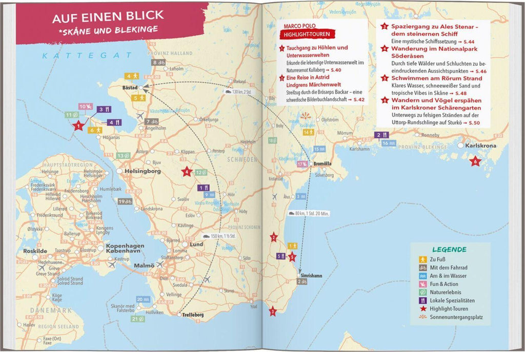 MARCO POLO OUTDOOR GUIDE Reiseführer Südschweden, Stockholm