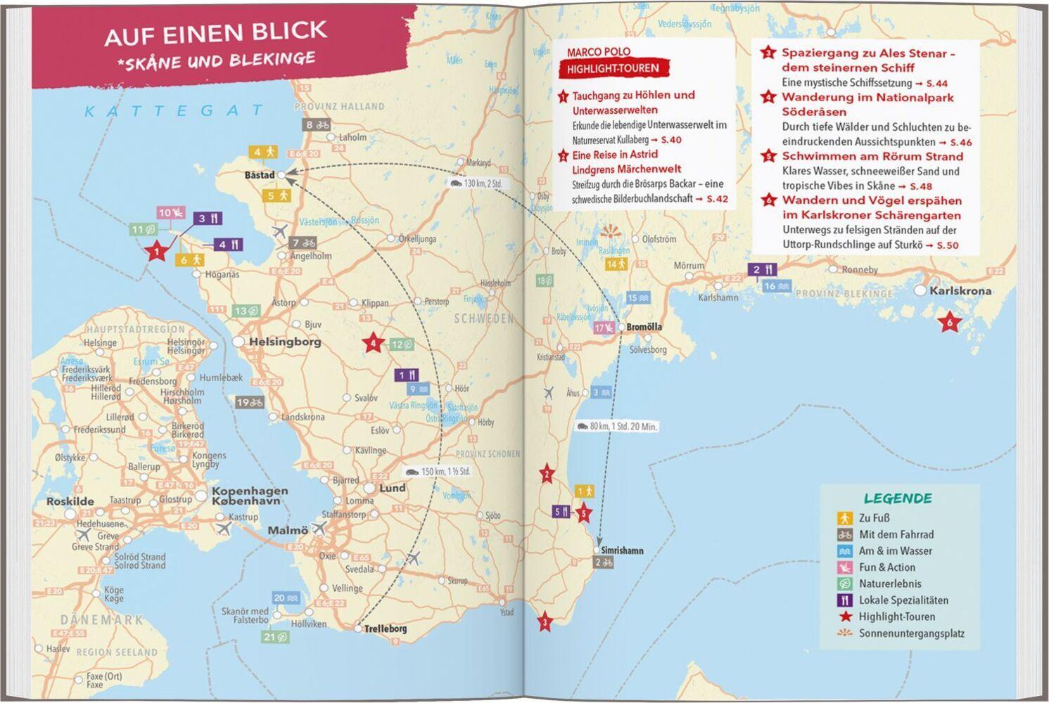 MARCO POLO OUTDOOR GUIDE Reiseführer Südschweden, Stockholm