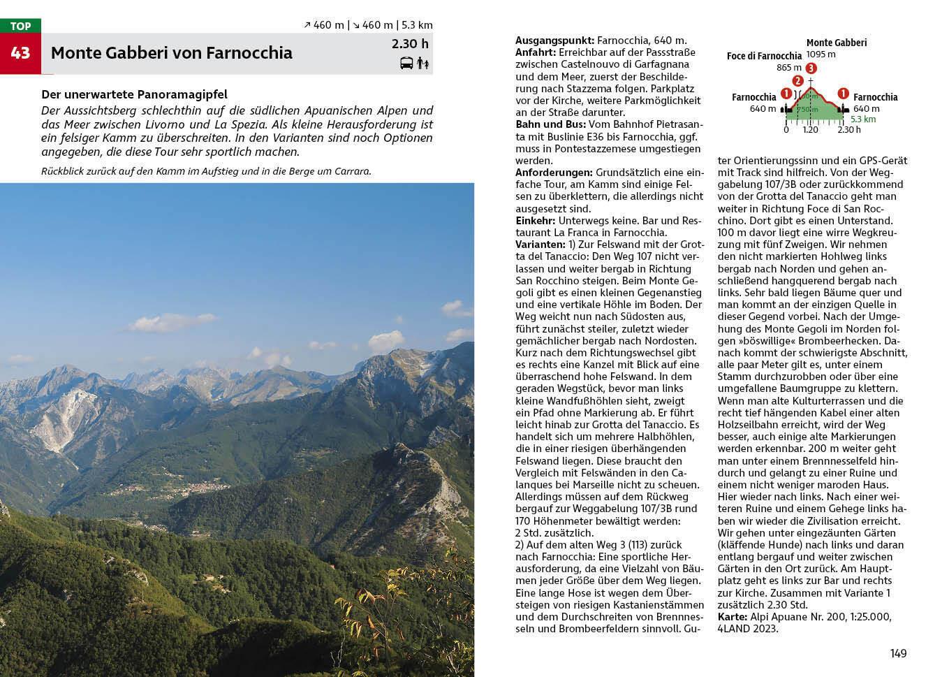 ROTHER Wanderführer Toskana - Der Norden