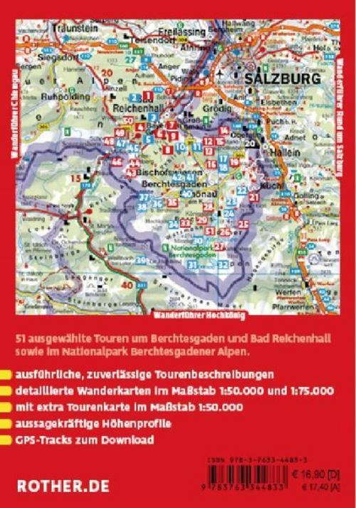 ROTHER Wanderführer Berchtesgadener Land. 51 Touren - Berchtesgaden, Bad Reichenhall, Nationalpark Berchtesgaden, Königssee