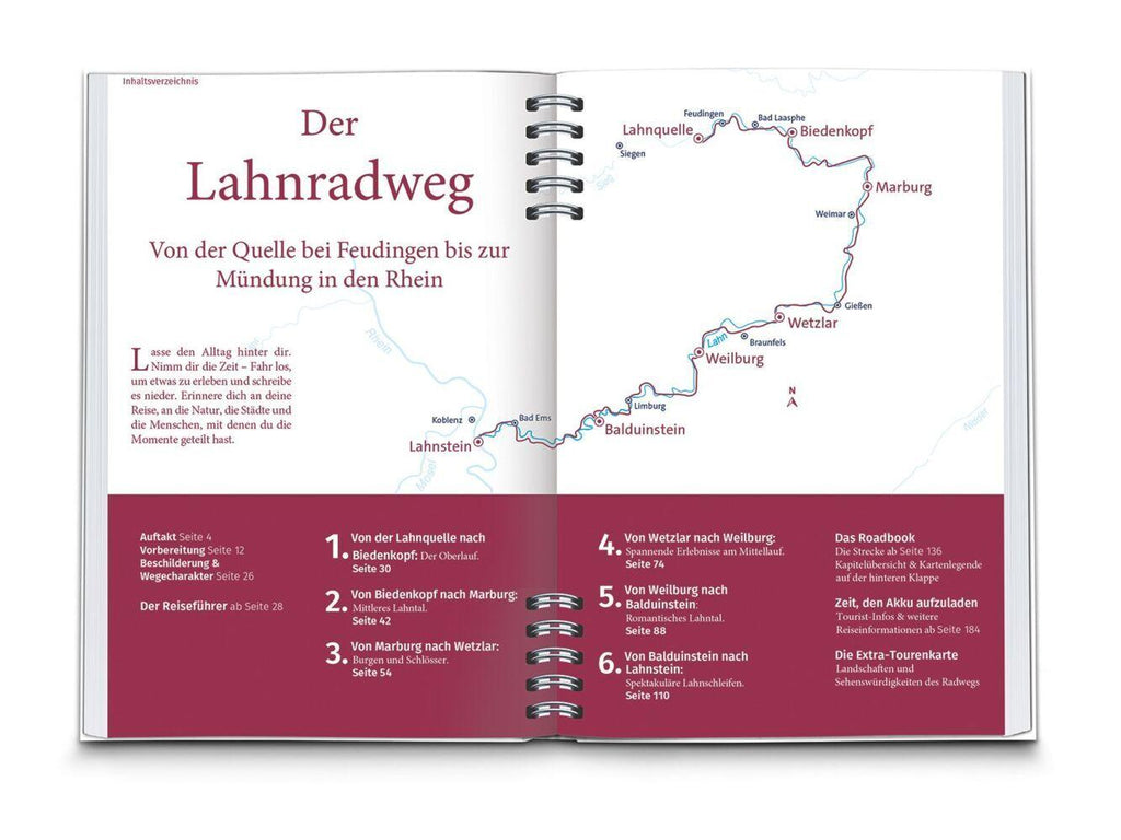 KOMPASS Radreiseführer Lahnradweg