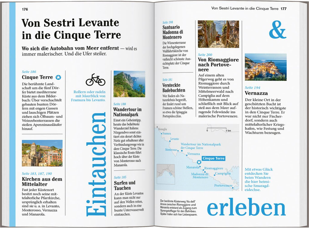 DUMONT Reise-Taschenbuch Reiseführer Ligurien, Italienische Riviera, Cinque Terre