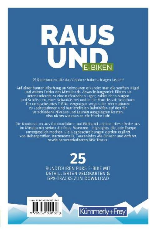 Kümmerly+Frey Raus und E-Biken Mittelland - E-Bikeführer