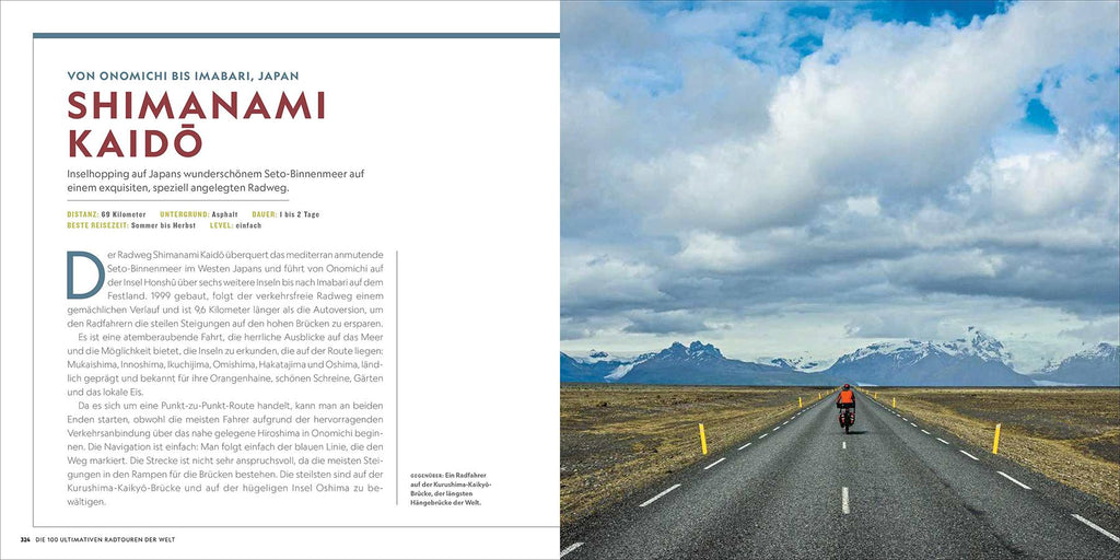 Die 100 ultimativen Radtouren der Welt