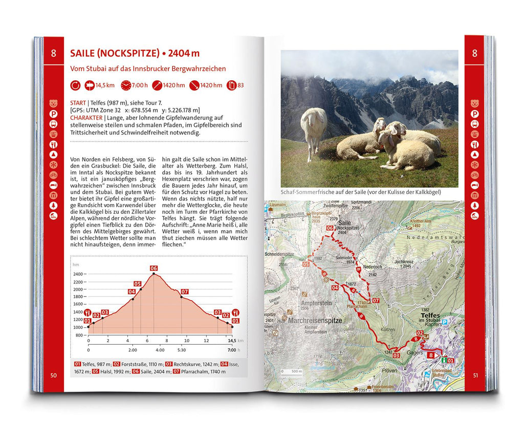 KOMPASS Wanderführer Stubaital und Wipptal mit Gschnitz, Obernberg, Navis, Schmirn, Vals, 65 Touren mit Extra-Tourenkarte