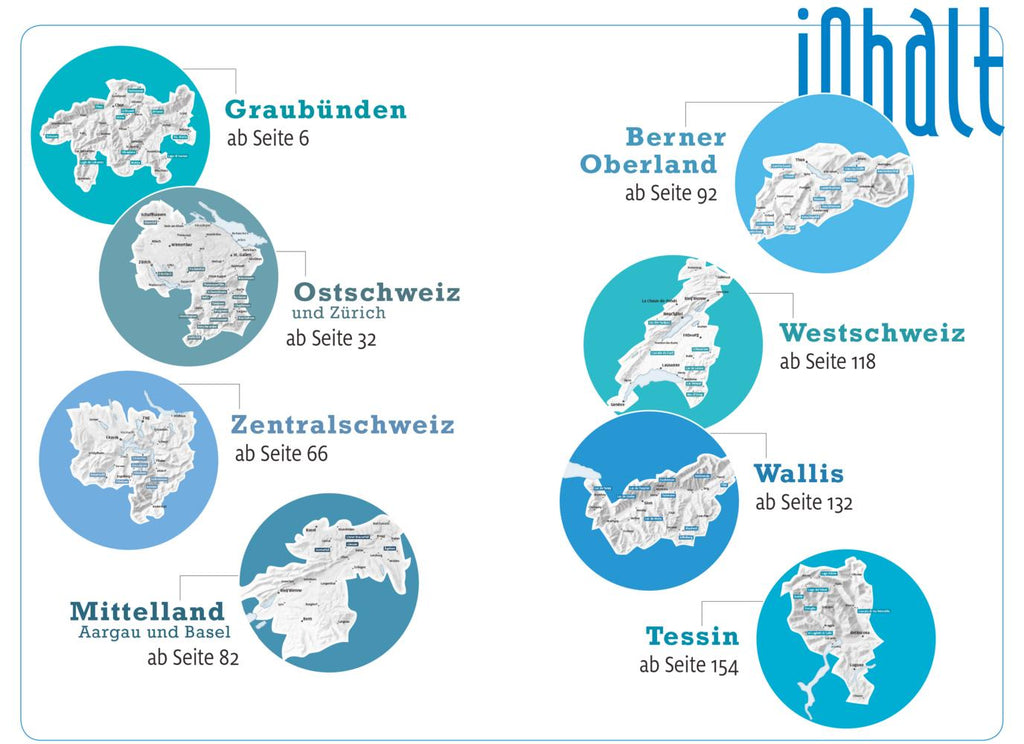 Kümmerly+Frey Erlebnis Schweiz Wandern zu Berggewässern - Wanderführer