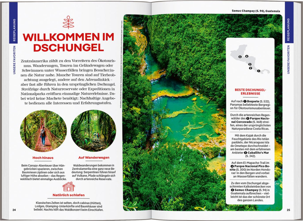 LONELY PLANET Reiseführer Zentralamerika