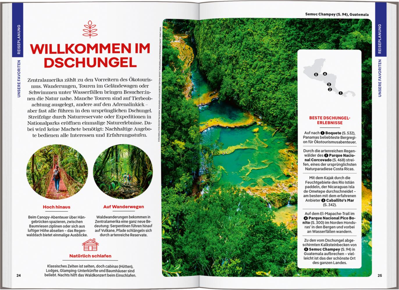 LONELY PLANET Reiseführer Zentralamerika