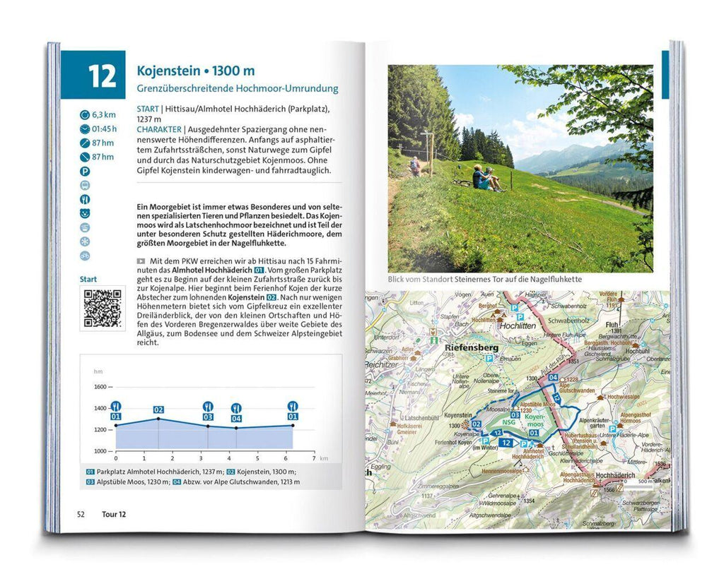 KOMPASS Wanderführer Bregenzerwald und Großes Walsertal, 60 Touren mit Extra-Tourenkarte