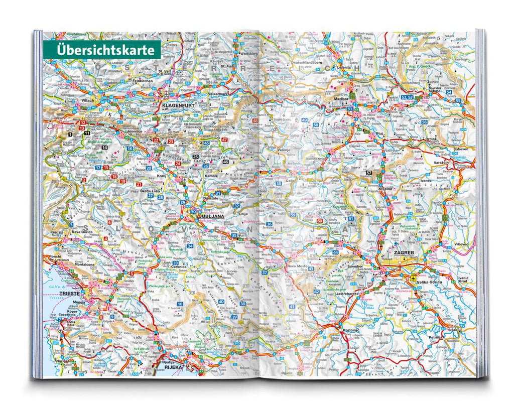 KOMPASS Wanderführer Slowenien, 61 Touren mit Extra-Tourenkarte