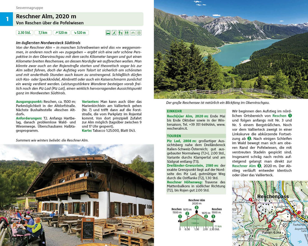 Alm- und Hüttenwanderungen Südtirol West
