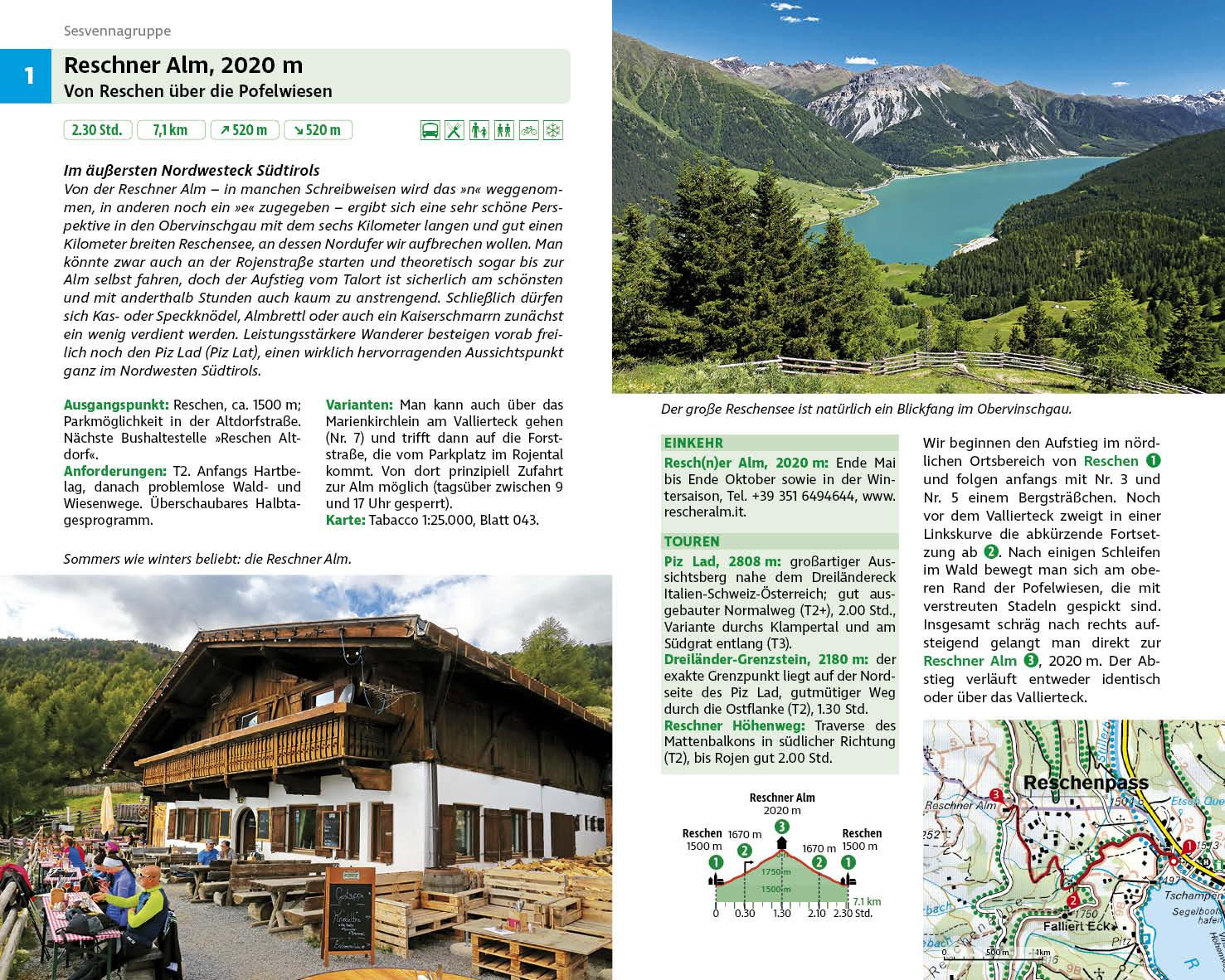 Alm- und Hüttenwanderungen Südtirol West