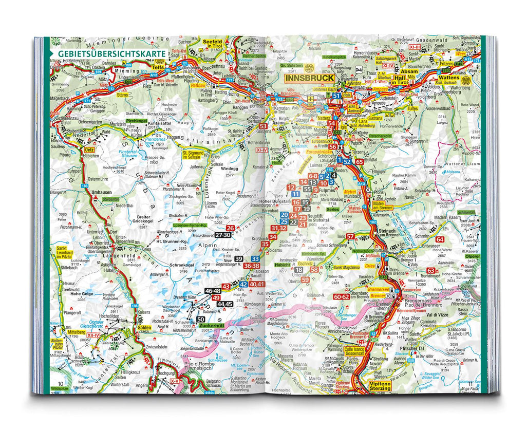 KOMPASS Wanderführer Stubaital und Wipptal mit Gschnitz, Obernberg, Navis, Schmirn, Vals, 65 Touren mit Extra-Tourenkarte