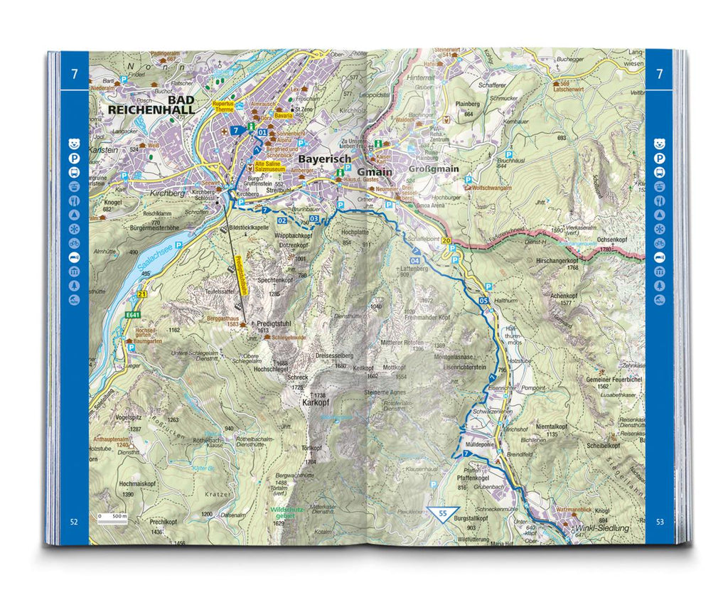 KOMPASS Wanderführer SalzAlpenSteig, Chiemsee, Königssee, Hallstätter See, 40 Touren mit Extra-Tourenkarte
