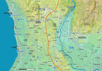 Gardasee - Lago di Garda (Maßstab 1:33.000)