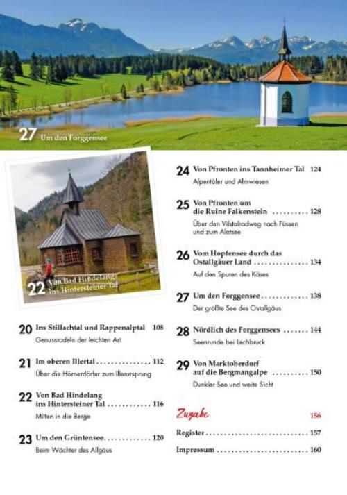 Radeln am Wasser im Allgäu