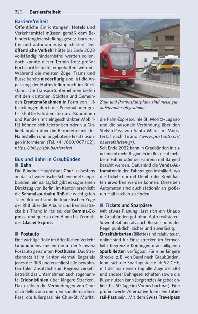 TRESCHER Reiseführer Graubünden