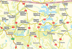 Höfer Straßenkarte PL 011 Polen - West-Ost-Preussen 1:200.000