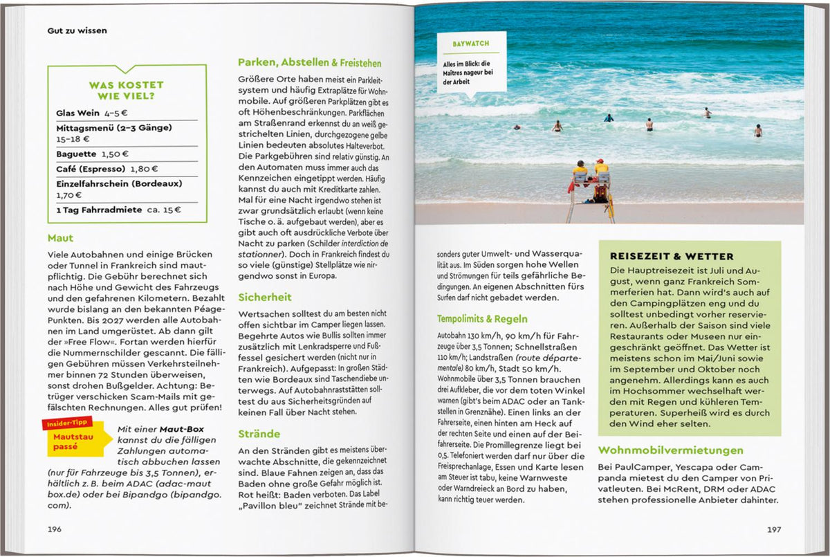 MARCO POLO Camper Guide Französische Atlantikküste