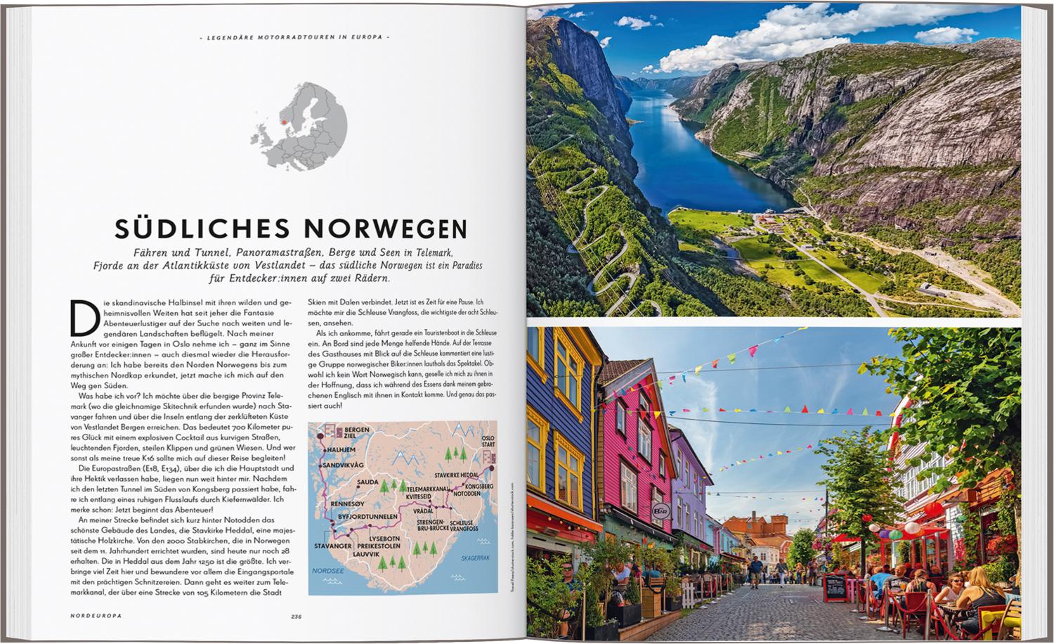 Legendäre Motorradtouren in Europa