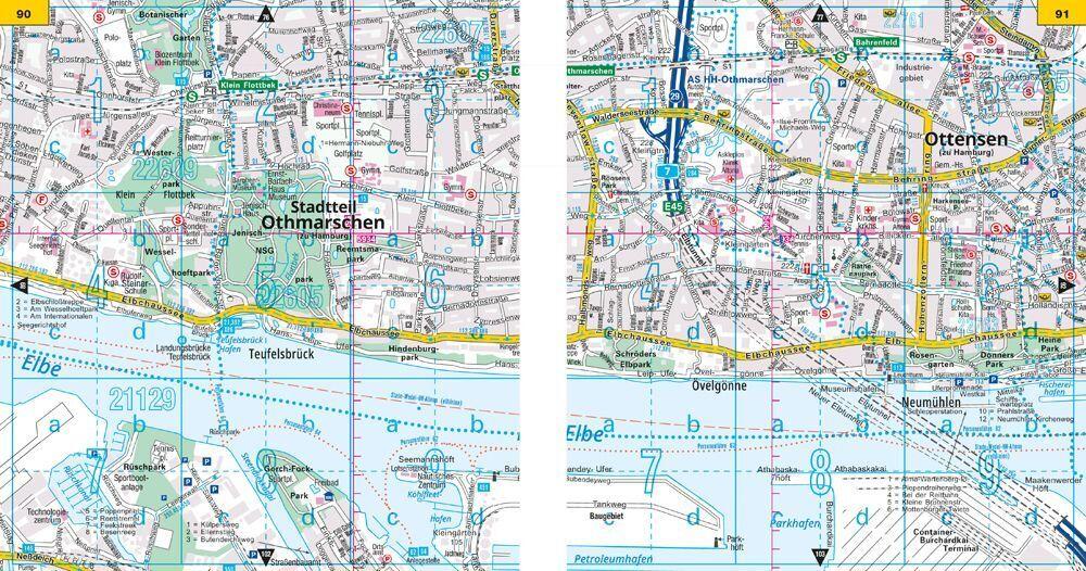 ADAC Cityatlas Hamburg 1:15.000