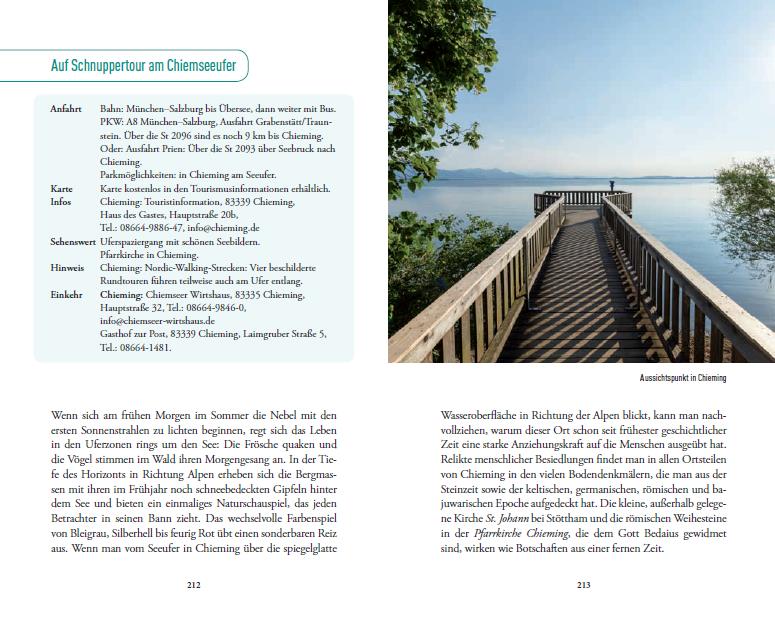 Chiemsee und Chiemgau gehmütlich