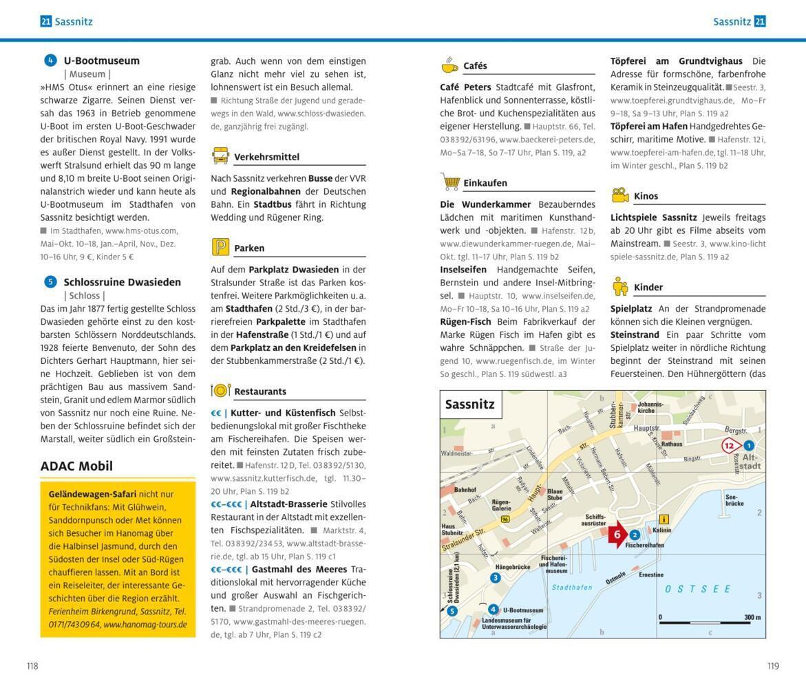 ADAC Reiseführer plus Rügen mit Hiddensee und Stralsund