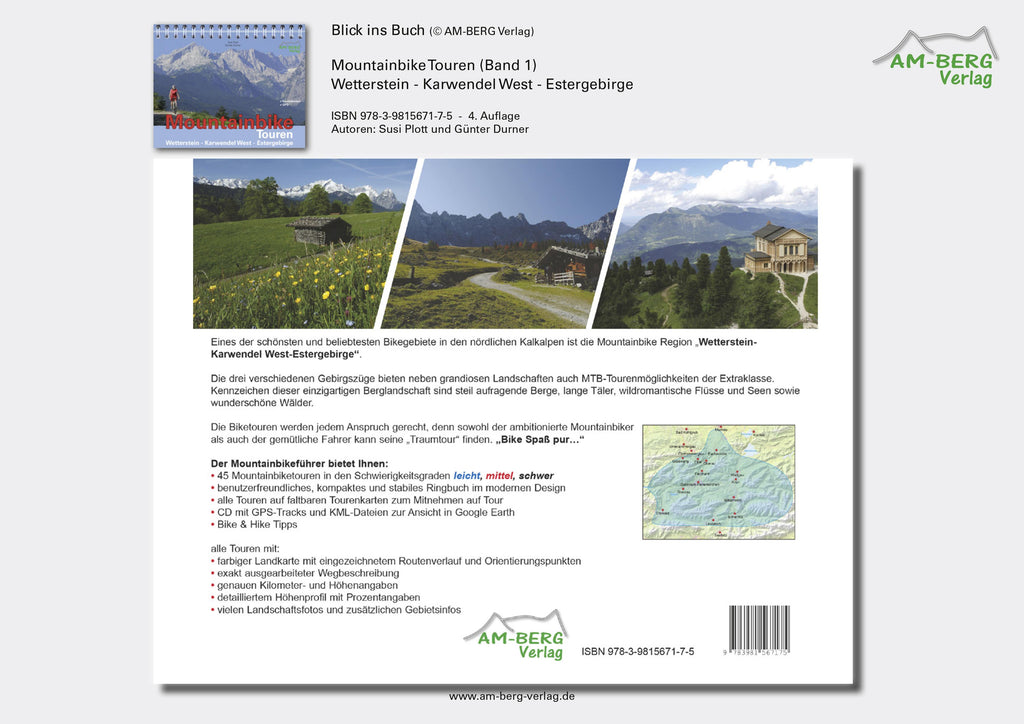 Mountainbike Touren Wetterstein - Karwendel West - Estergebirge