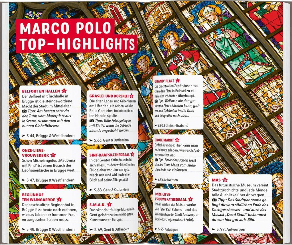 MARCO POLO Reiseführer Flandern, Antwerpen, Brügge, Gent