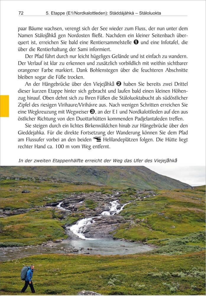 Nordkalottleden über den E1 von Kvikkjokk/Sulitjelma nach Kautokeino