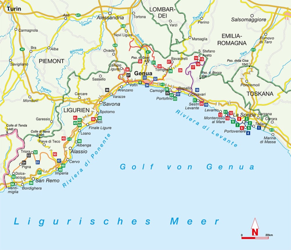 Wanderurlaubsführer Cinque Terre Ligurien